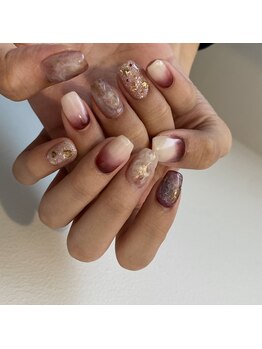 ヌア(nur.)/ボルドーnuance