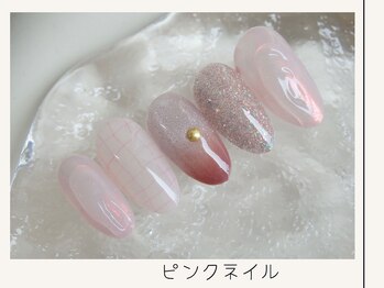 プレンティー 北千住西口店(plenty)/ピンクネイル