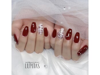 ルピナス(LUPINAS)/ツイードネイル