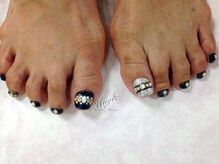 ネイルサロン ビューティーマジック 川口店/フット　ビジューネイル