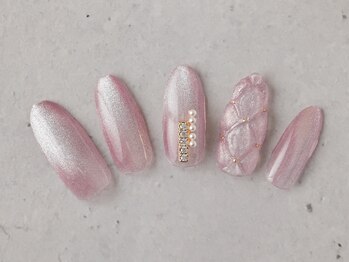 ネイルアンドアイラッシュスタジオ シュシュ(chouchou)/春夏・ぷっくり・キルティング・