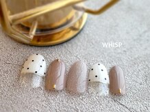 ウィスプ(WHISP)/クリアドットフレンチネイル 夏
