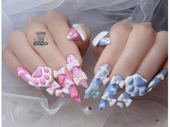 ゴテかわ(GOTE KAWA)/3Dネイル、ゆめかわネイル