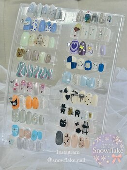 スノーフレーク(Snowflake)/人気No. 1☆定額デザインコース