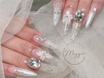 マギー(Maggie)の写真/あなただけの特別なネイルで見惚れてしまう指先に♪ブライダルやイベントネイルはぜひ当店【Maggie】で♪