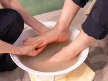 ナチュレプラス(Nature Plus)/カウンセリングを兼ねた足湯