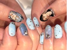 ネイルサロン うみのいえ/四葉環痛ネイル