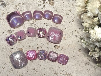 アメリ ネイル(Ameri nail)/定額フットネイル￥8800