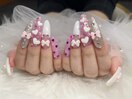 ピンク×ホワイト