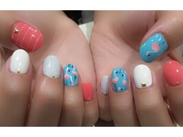 フラミンゴnail