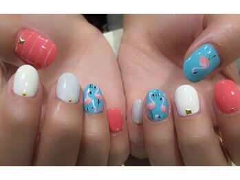 ネイル シスター(nail sister)/フラミンゴnail