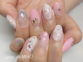 サロン ド メルシー(Salon de MERCI)/春nail☆