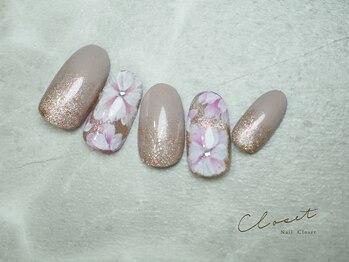 ネイルクローゼット(Nail Closet)/4月 Monthly Design