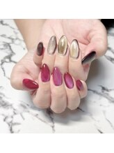 ディーズネイル(D's nails)/くすみカラーマグネット♪