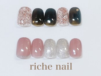 リッシュネイル 新百合ヶ丘店(riche nail)/シンプルアートコース