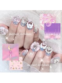 ゆめかわ☆セーラームーンネイル