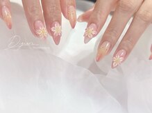 ディジューレ(Digeure)/ワンホン水中花ネイル