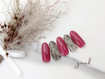 ワイネイル(Y.nail)/シースルードットネイル