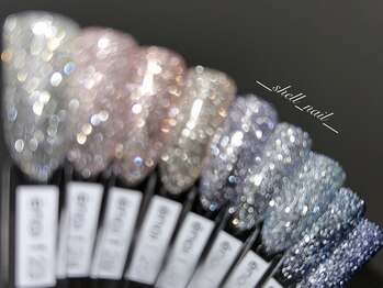 シェルネイル(shell nail)/新色のダイヤモンドフラッシュ