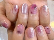 プリモ(PRIMO)/フラワー+マグネットネイル