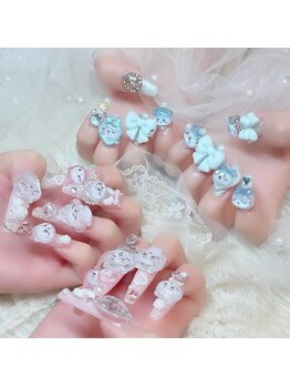 ベティネイル アイラッシュ(Betty Nail)/ちいかわネイル スカルプ