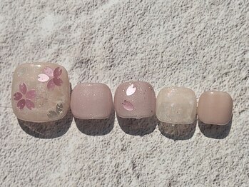 フット桜ネイル【岡山】