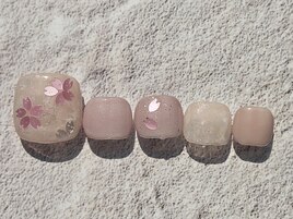 フット桜ネイル【岡山】