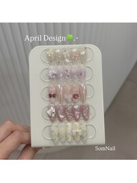 4月SOMNAILデザイン！