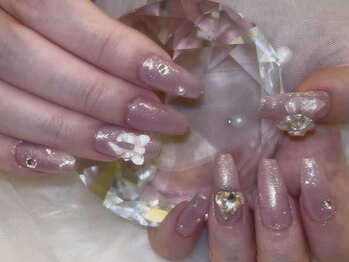 アイコンネイル シブヤ(ICON NAIL SHIBUYA)/ワンカラー＋パーツ