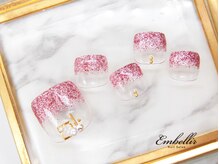 アンベリール 横浜店(Embellir)/(842)サクラ色ラメFootネイル