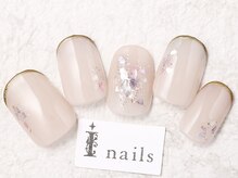 アイネイルズ 渋谷店(I nails)/シェルフレンチ ￥8,980 [渋谷]