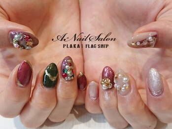 20/12/1 華やかクリスマスnail