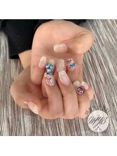 マイビーネイル(MYB NAIL)/蝶々ネイル