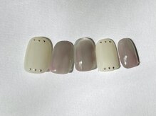 アイネイルズ 梅田店(I nails)/もやもやシンプルニュアンス