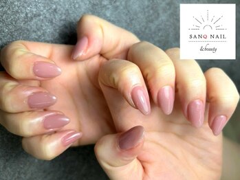 サンクネイル アンド ビューティ(SANQ NAIL & beauty)/ピンクワンカラー