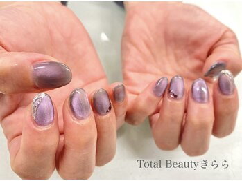 ネイルサロン きらら 平塚店/パープルネイル