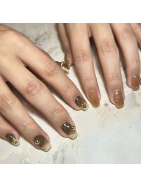 ちぐはぐネイル　by.ayaho