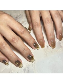 クロレ(Nail Salon COLORE)/ちぐはぐネイル by.ayaho