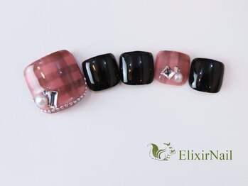エリクサーネイル 長堀橋(Elixir Nail)/フット　やり放題/クーポン使用