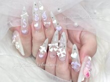 プティネイル 池袋(Puty Nail)/クロム×イニシャルネイル