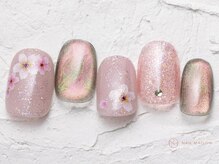 ネイルメゾン 池袋店(NAIL MAISON)/サクラマグネット　￥10550