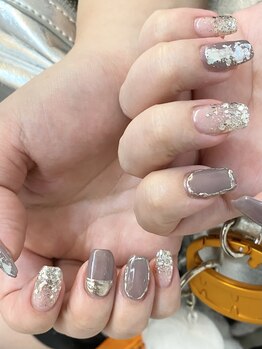 ネイルサロン ロゼオ(Nail salon Roseo)/定額Nail ¥6990~/長さ出し+¥3300