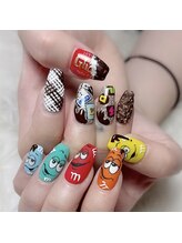 モモ(Momo)/チョコレートネイル