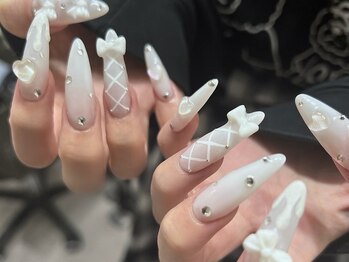 ネイルサロンアンドスクール ベル(Belle)の写真/【長さ出し1本￥760/亀裂補修1本￥540】亀裂・ひび割れetc爪のお悩みご相談ください◎