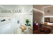 サロンオーク(salon OAK)の雰囲気（白を基調とした清潔感あふれる店内♪施術室は落ち着いた空間♪）
