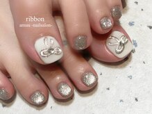 アミュー(AMUU)/リボンネイル