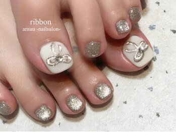 アミュー(AMUU)/リボンネイル