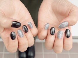 新色マグ×フラッシュネイル