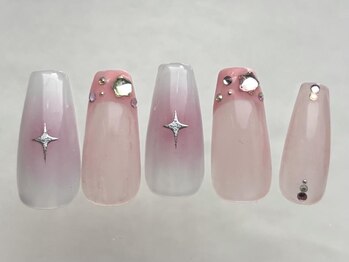 アイネイルズ 恵比寿店(I nails)/チークフレンチ10480円