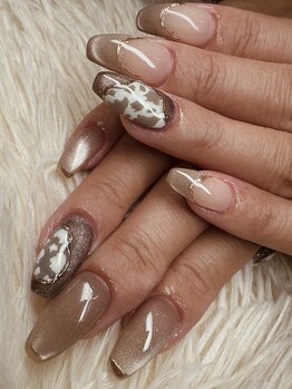 ミミネイル 野芥店(Mimi Nail)/アニマル×フレンチ